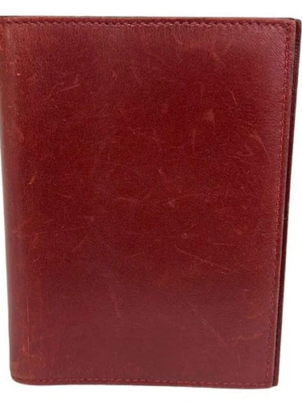 HERMES Agenda GM Bordeaux Box Calf Square L Agenda